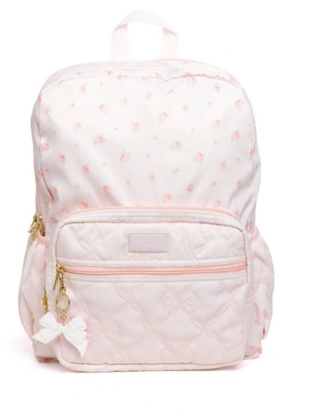 NWT Love Shack Fancy x Target Quilted Bow Backpack - Light Pink